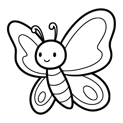 borboletas para colorir para imprimir e colorir - imagem 3